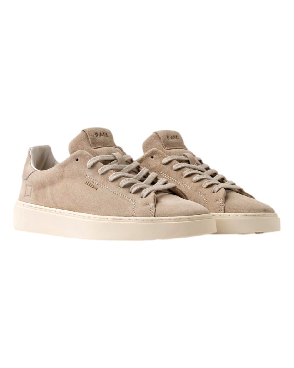 D.A.T.E. LEVANTE SUEDE BEIGE x301798/MIM-1